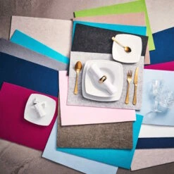 6x Tischset 33x45cm FELTO In Petrol 5 6x Tischset 33x45cm FELTO In Petrol -Butlers butlers 6x tischset 33x45cm felto in petrol 2