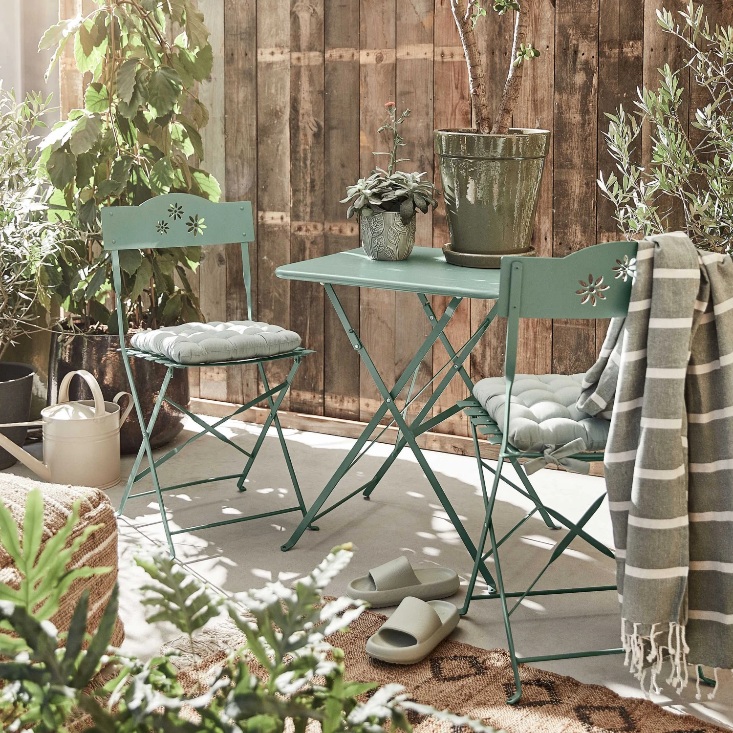 Blumentopf Ø14cm LEAVES In Salbei 2 Blumentopf Ø14cm LEAVES In Salbei – Bild 2