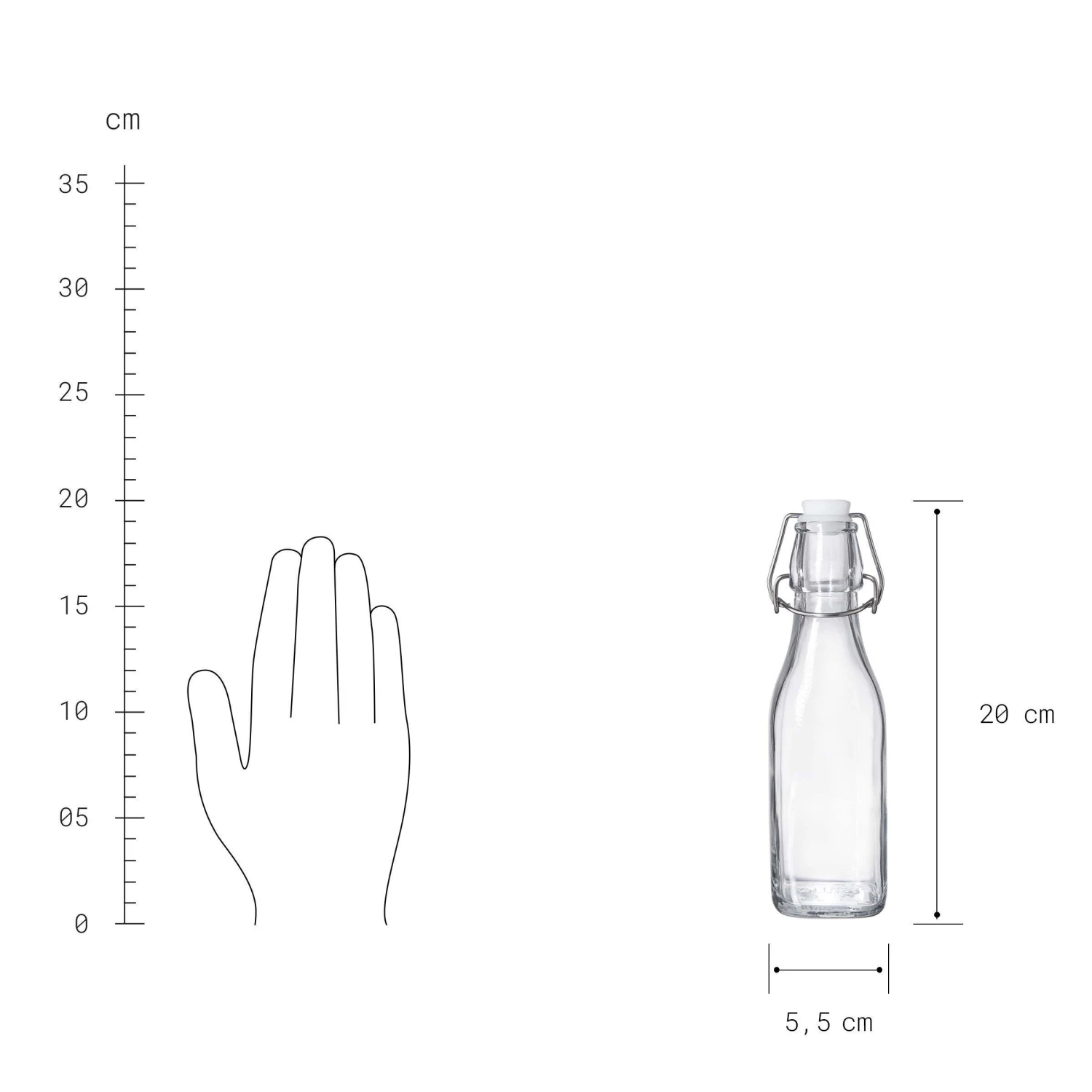 Bügelflasche Mit Flaschenbeleuchtung 2-tlg. BOTTLE LIGHT In Transparent 6 Bügelflasche Mit Flaschenbeleuchtung 2-tlg. BOTTLE LIGHT In Transparent – Bild 6