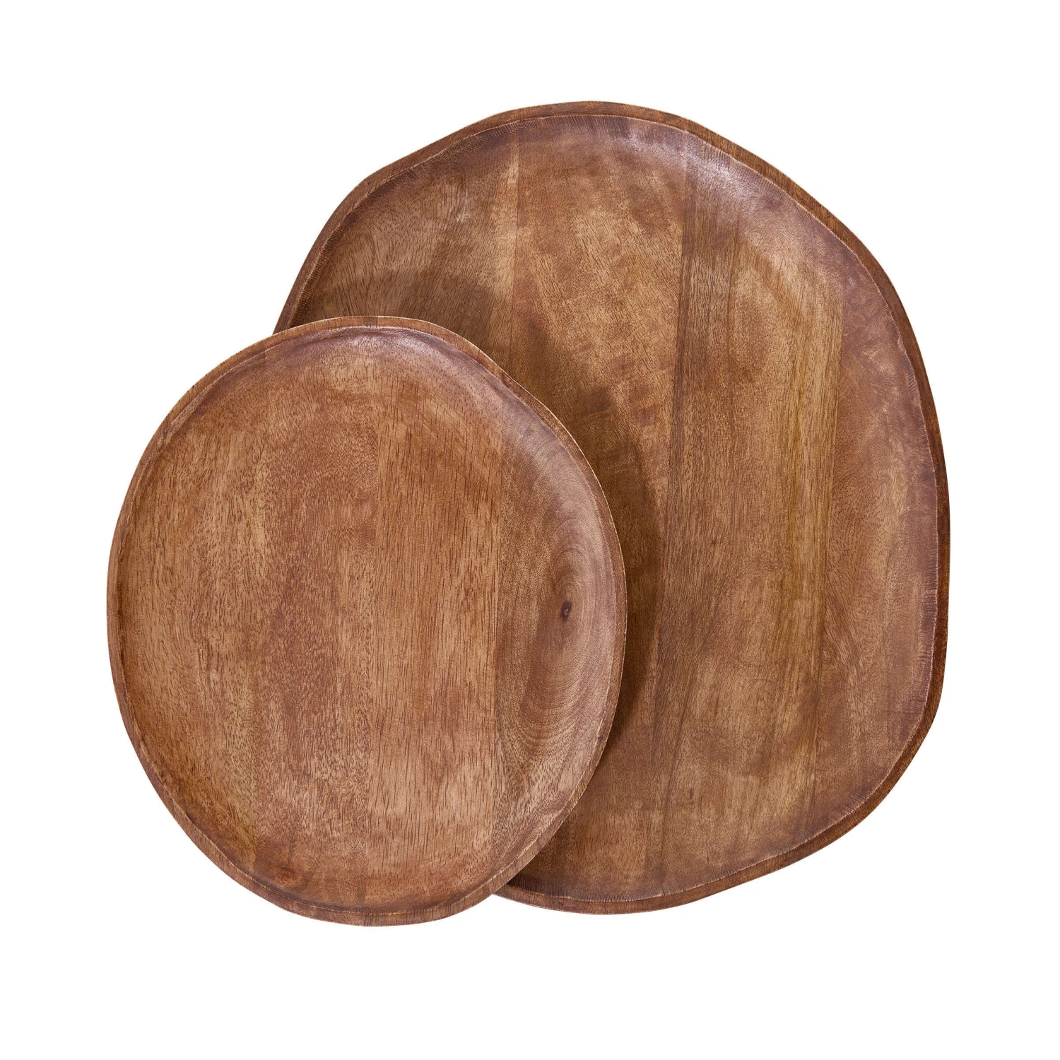 Deko-Teller Organisch Ø30cm MANGO DAYS In Braun 4 Deko-Teller Organisch Ø30cm MANGO DAYS In Braun – Bild 4