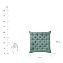 Futonkissen L 42 X B 42cm SOLID In Salbei 7 Futonkissen L 42 X B 42cm SOLID In Salbei -Butlers butlers futonkissen l 42 x b 42cm solid in salbei 3
