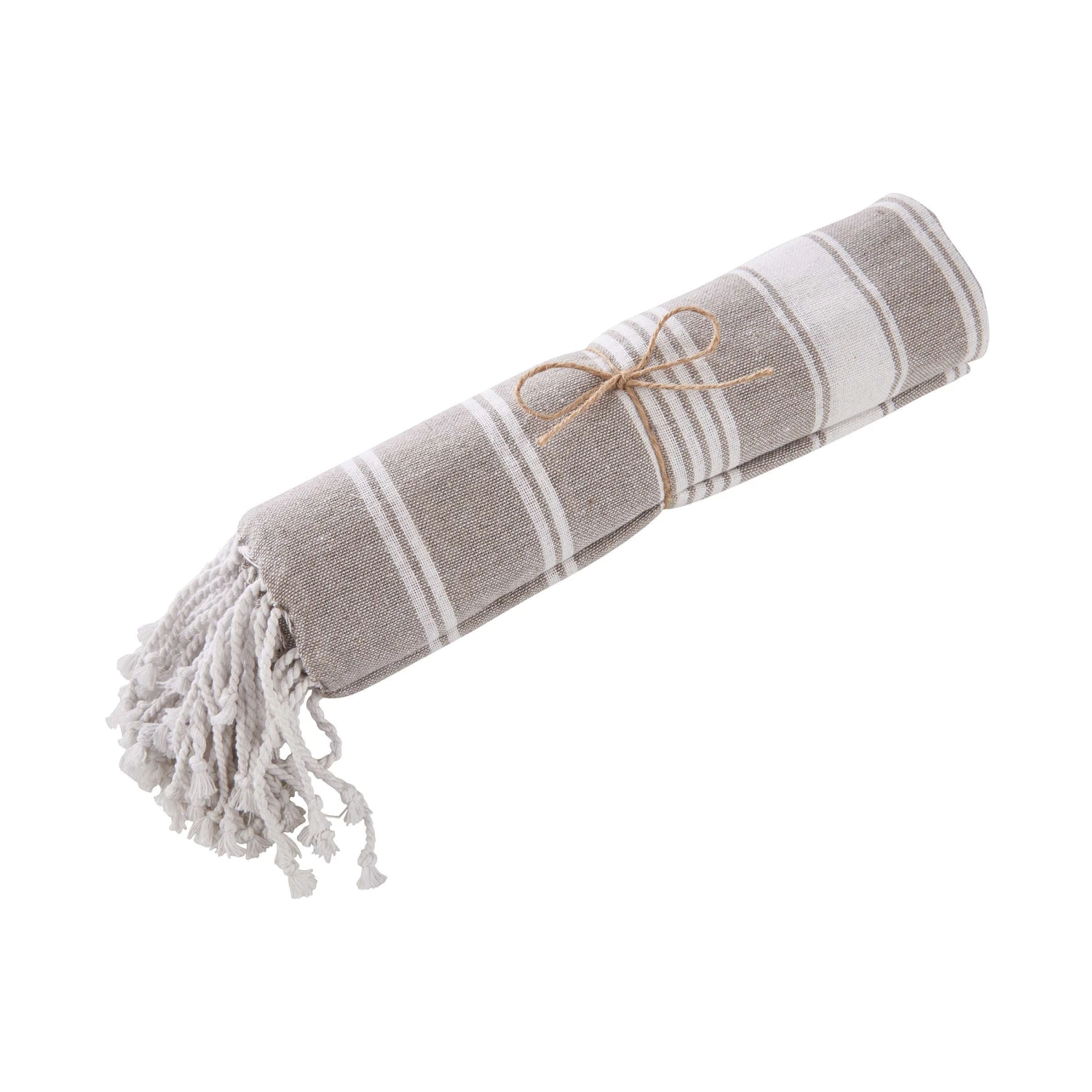 Hamamtuch L 170 X B 90cm SURFSIDE In Taupe 3 Hamamtuch L 170 X B 90cm SURFSIDE In Taupe – Bild 3