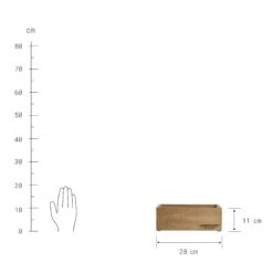 Holzkasten Hochkant L 28 X B 11cm STANDARD SUPPLY In Natur -Butlers butlers holzkasten hochkant l 28 x b 11cm standard supply in natur 2