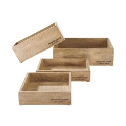 Holzkasten Rechteckig L 32 X B 24cm STANDARD SUPPLY In Natur -Butlers butlers holzkasten rechteckig l 32 x b 24cm standard supply in natur 3