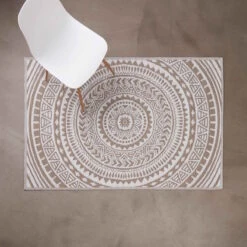 In- & Outdoor-Teppich Circles L 180 X B 118cm COLOUR CLASH In Beige -Butlers butlers in and outdoor teppich circles l 180 x b 118cm colour clash in beige 7