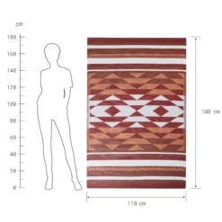 In- & Outdoor-Teppich Ikat L 180 X B 118cm COLOUR CLASH In Bunt -Butlers butlers in and outdoor teppich ikat l 180 x b 118cm colour clash in bunt 2