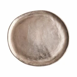 Kerzenteller Organisch Ø30cm BANQUET In Gold