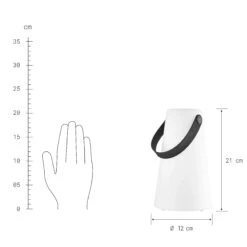 LED-Outdoor Lampe Mit 8-fachem Farbwechsel LIGHT UP In Weiß -Butlers butlers led outdoor lampe mit 8 fachem farbwechsel light up in weiss 2