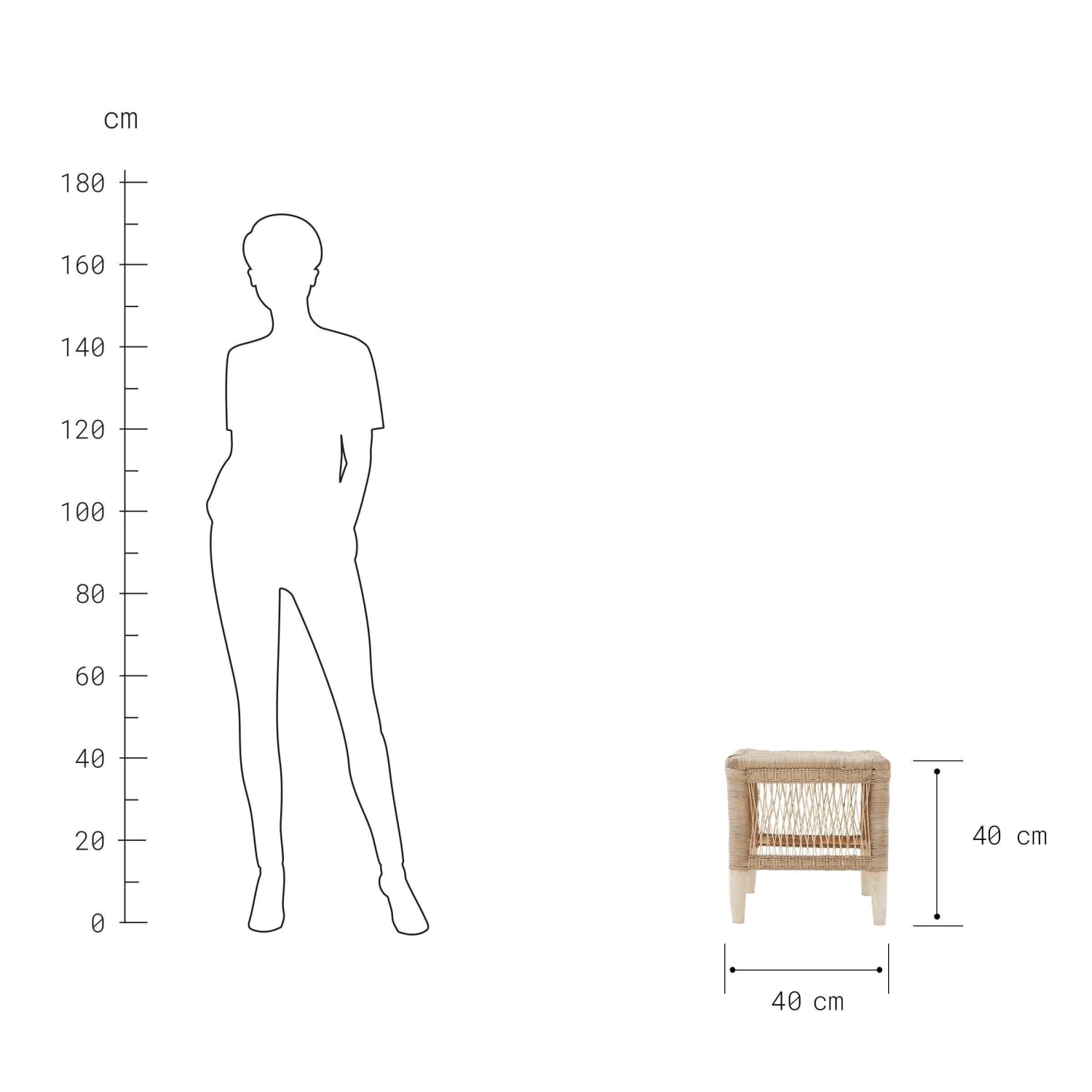 Malawi Hocker Handgeflochten BOHO LOUNGE In Natur 4 Malawi Hocker Handgeflochten BOHO LOUNGE In Natur – Bild 4