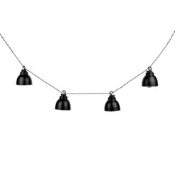 Butlers 8 Metall-Lampenkette Mit Stecker WAREHOUSE In Schwarz