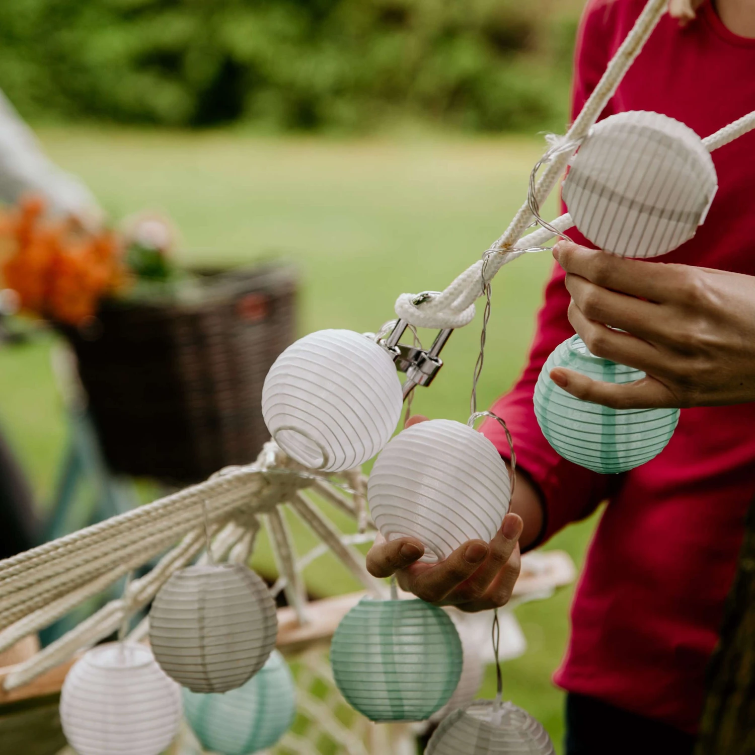 Outdoor Lichterkette 10 Lichter OPEN AIR In Grün 4 Outdoor Lichterkette 10 Lichter OPEN AIR In Grün – Bild 4