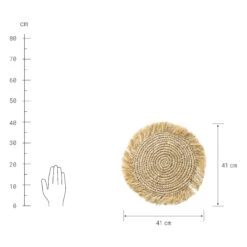 Platzset Mit Fransen Ø41cm RAFFIA In Natur 6 Platzset Mit Fransen Ø41cm RAFFIA In Natur -Butlers butlers platzset mit fransen o41cm raffia in natur 2