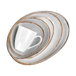 Platzteller L 31 X B 23cm FINCA In Grau 10 Platzteller L 31 X B 23cm FINCA In Grau -Butlers butlers platzteller l 31 x b 23cm finca in grau 3