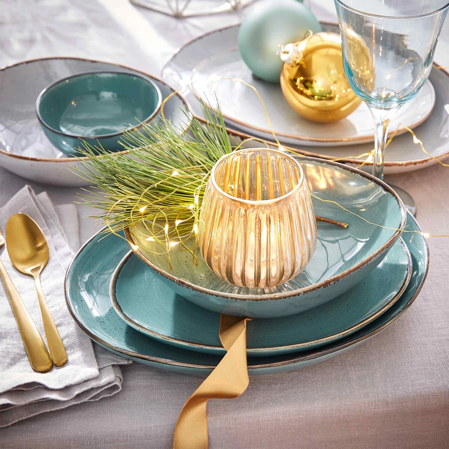 Platzteller L 31 X B 23cm FINCA In Grau 6 Platzteller L 31 X B 23cm FINCA In Grau – Bild 6