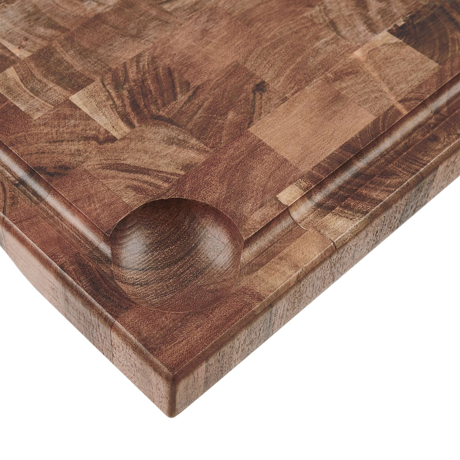 Schneidebrett Mit Saftrille Und Intarsien L 50 X B 27cm ACACIA In Braun 7 Schneidebrett Mit Saftrille Und Intarsien L 50 X B 27cm ACACIA In Braun – Bild 7