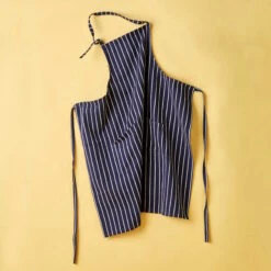 Schürze BUTCHERSTRIPE In Dunkelblau -Butlers butlers schurze butcherstripe in dunkelblau 2