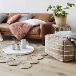 Sitzpouf B 50 X H 35cm ALL NATURE In Natur -Butlers butlers sitzpouf b 50 x h 35cm all nature in natur 7