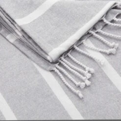 Strandtuch L 200 X B 180cm SURFSIDE In Hellgrau -Butlers butlers strandtuch l 200 x b 180cm surfside in hellgrau 4